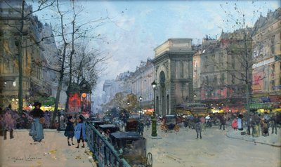 Porte Saint-Martin von Eugene Galien Laloue